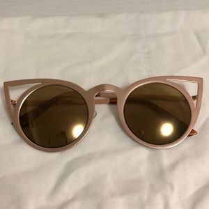 Rose gold Cat eye sunglasses